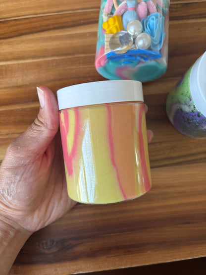 New friend play dough jars