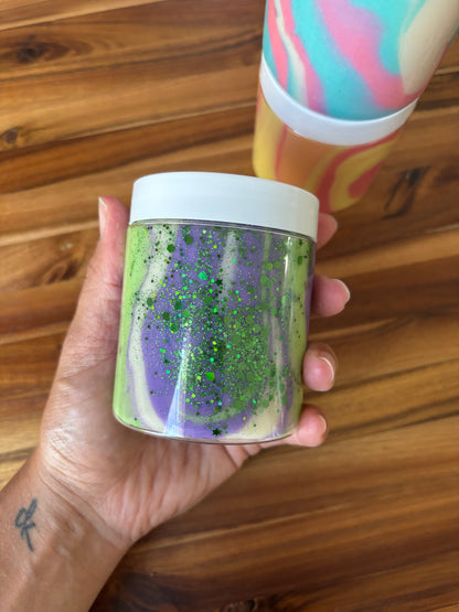 New friend play dough jars