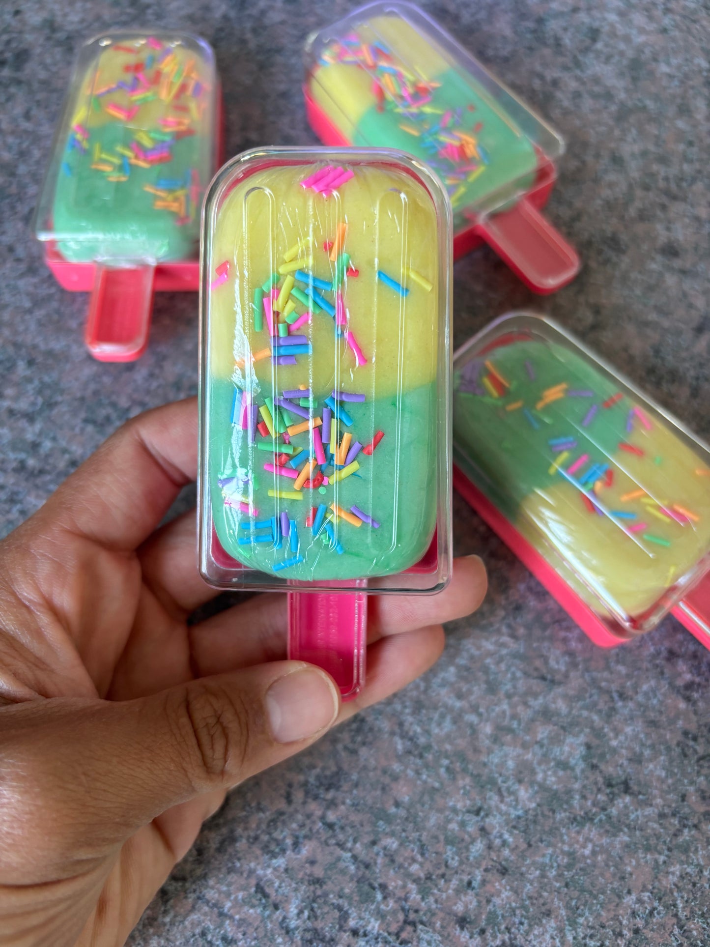 Popsicle play dough